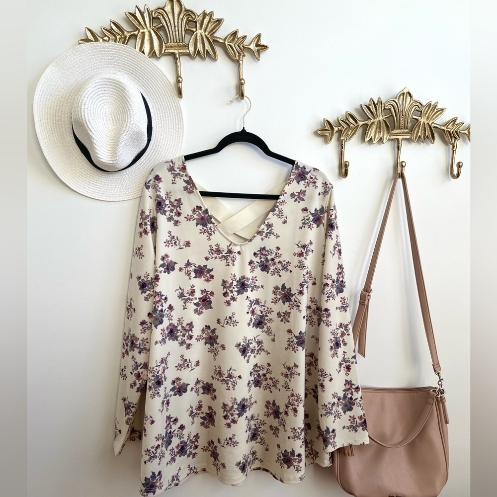 🍇Floral tunic 3X